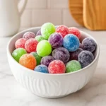 Kool-Aid Grapes colorful frozen snack in white bowl