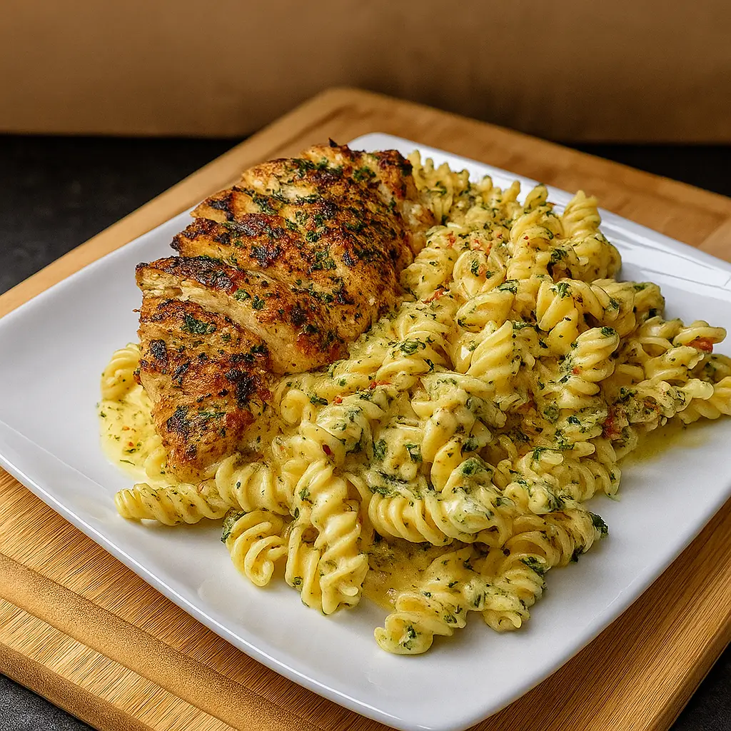 Creamy Garlic Parmesan Chicken Pasta (30-Minute Dinner!)