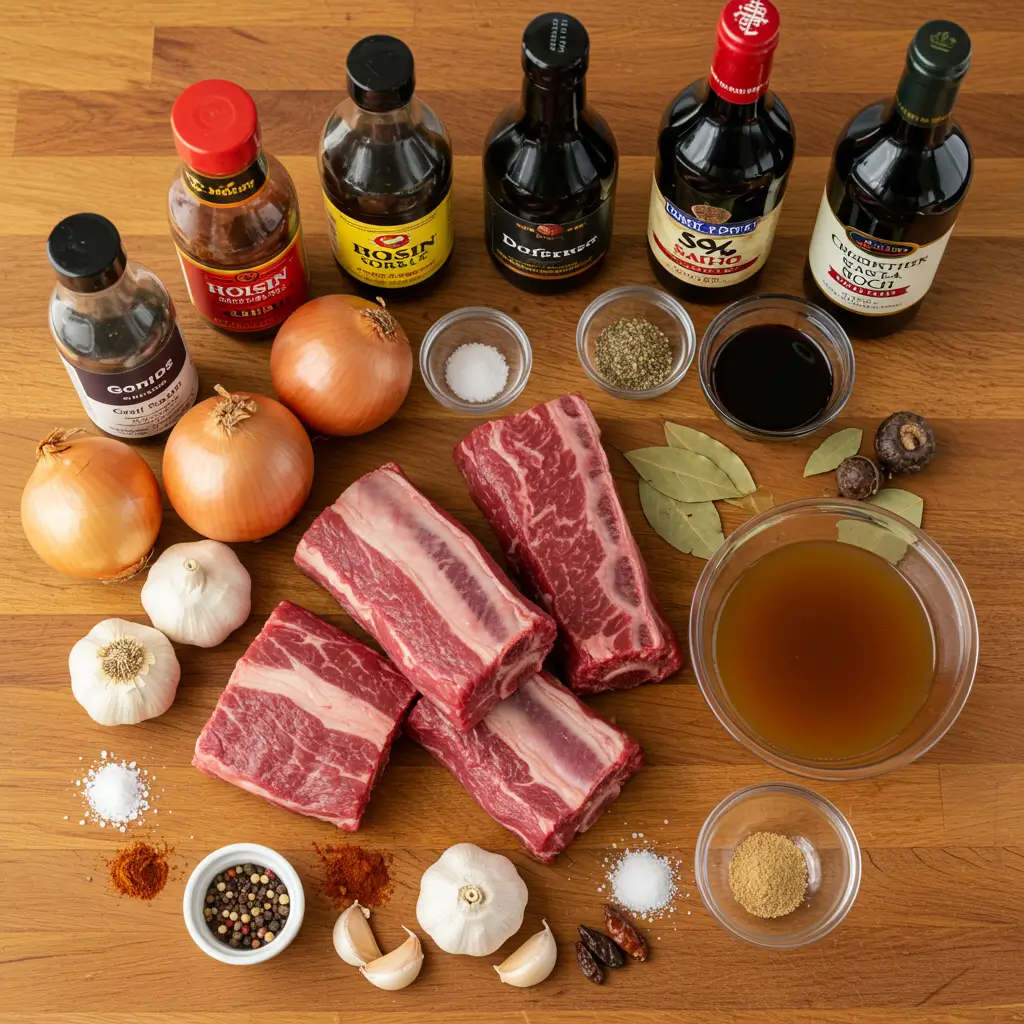 Crockpot Beef Short Ribs Ingredients