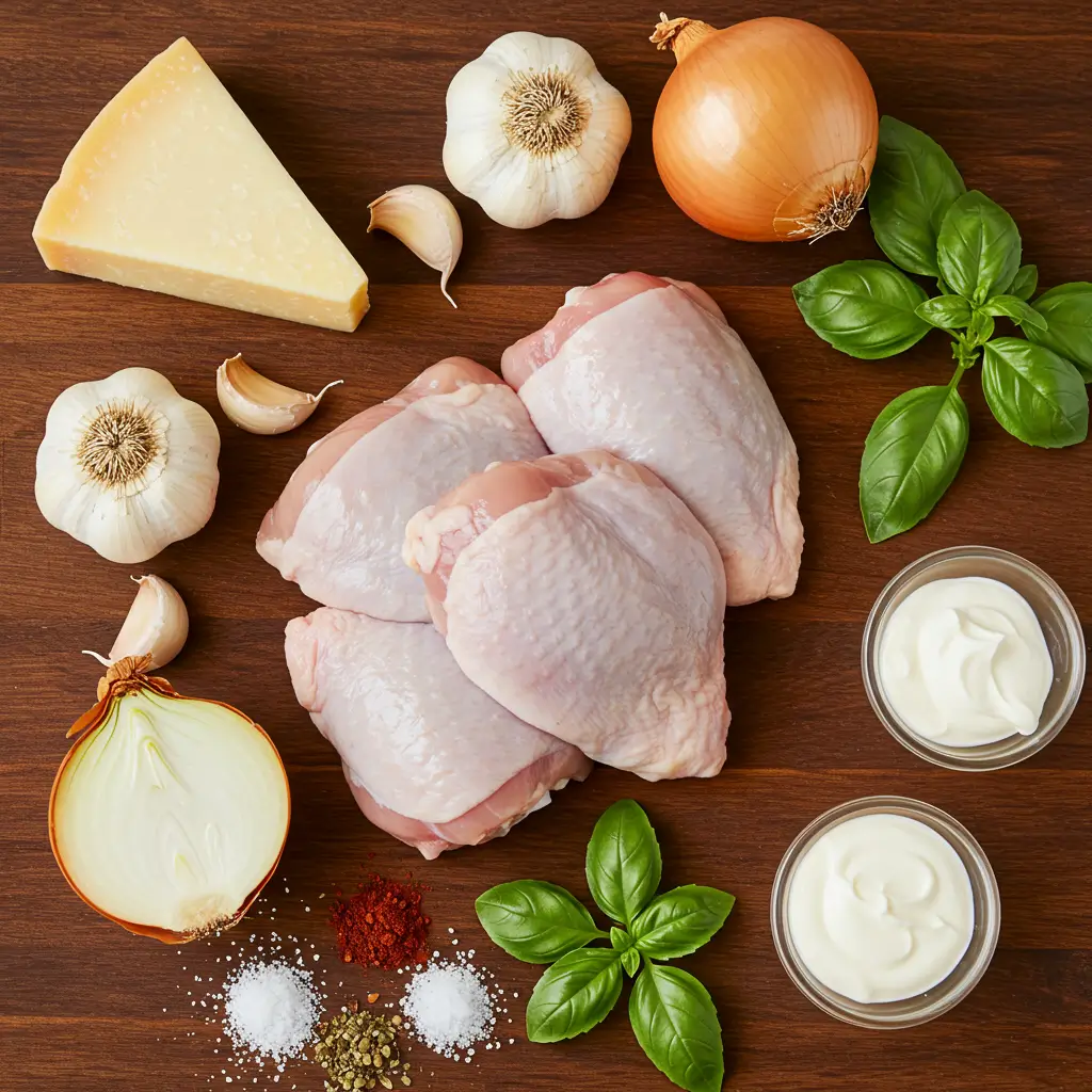 Ingredients for Crockpot Marry Me Chicken recipe