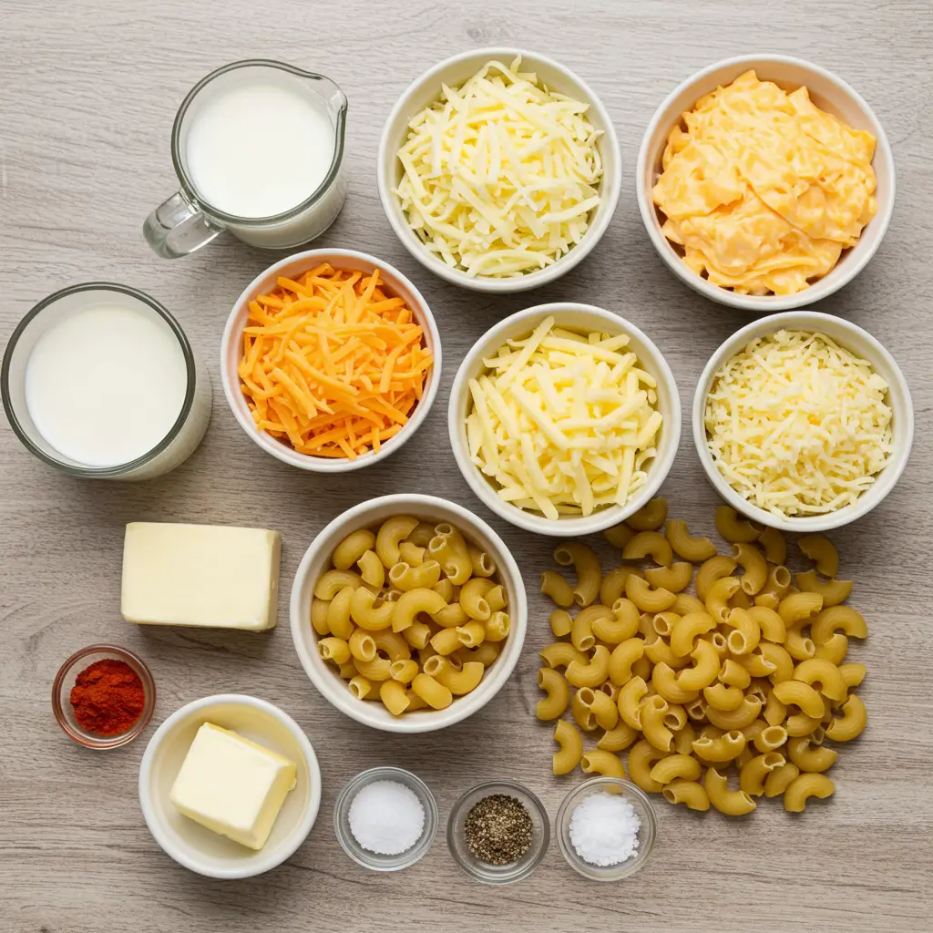 mac & cheese crockpot magic recipe ingredients