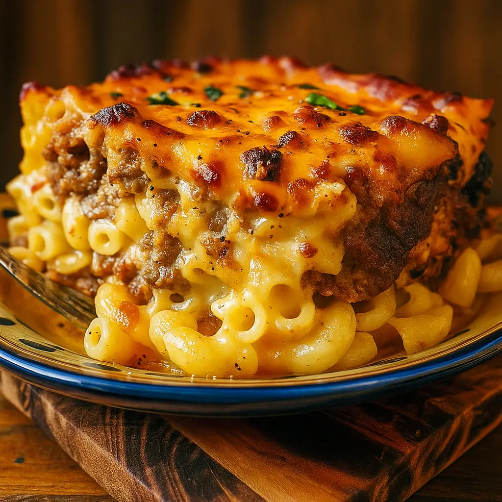 mac and cheese meatloaf casserole 