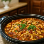 olive garden slow cooker pasta fagioli featured image