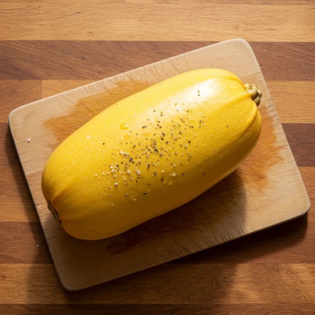 Paleo Roasted Spaghetti Squash ingredients on counter