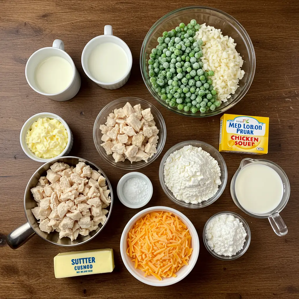 red lobster biscuit chicken pot pie ingredients