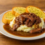 Slow Cooker Beef Manhattan comfort food recipe