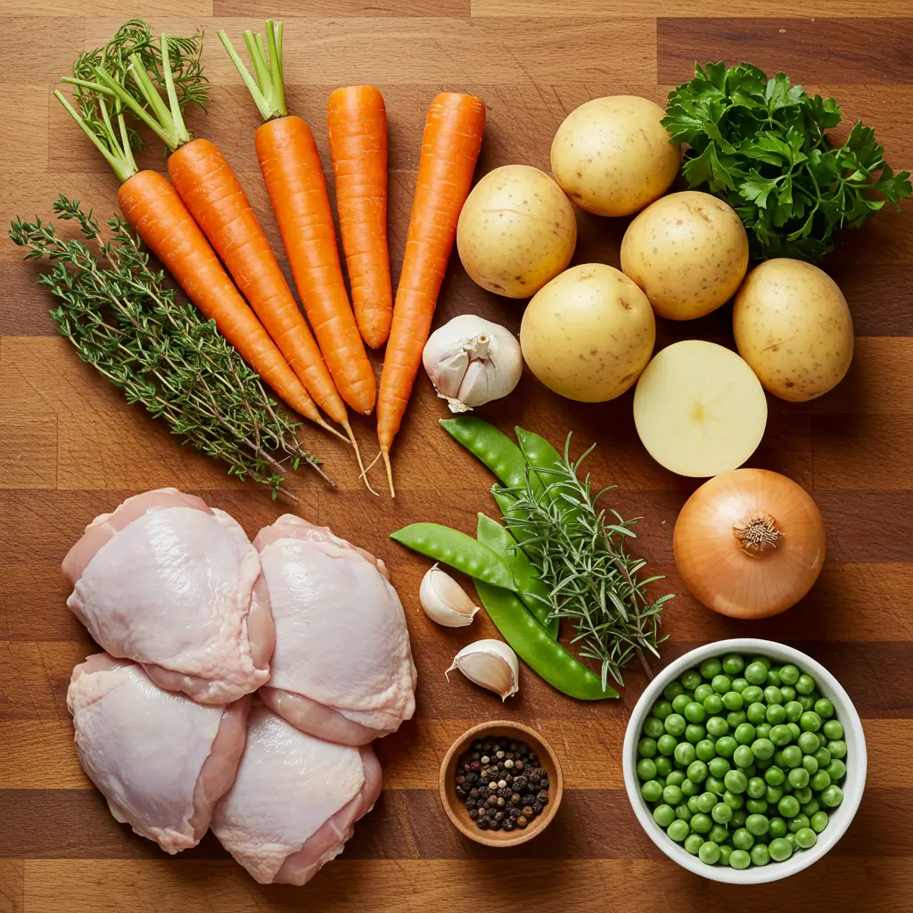 Slow Cooker Chicken Stew Ingredients