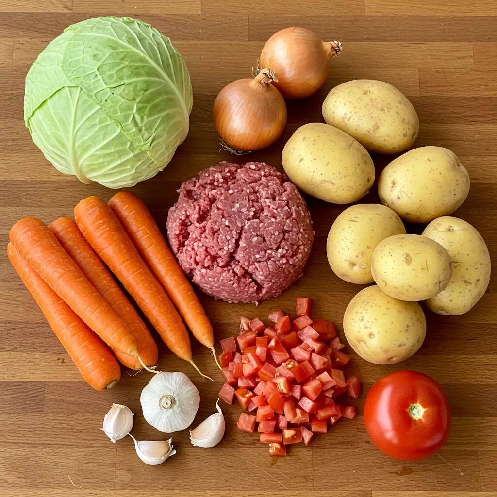cabbage-soup-with-ground-beef-ingredients