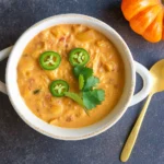 creamy-pumpkin-chicken-chili-bowl