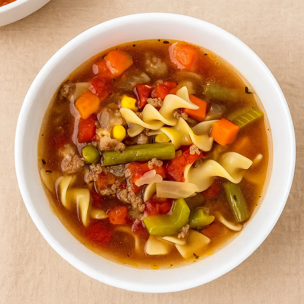 Hamburger Noodle Soup – A Cozy, Easy Dinner You’ll Make Again and Again