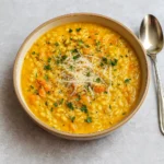Italian Penicillin Soup Recipe served in a rustic bowl.