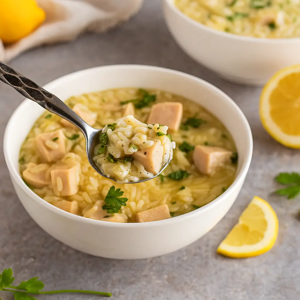Lemony Turkey Rice Soup for Cozy Days and Leftover Magic