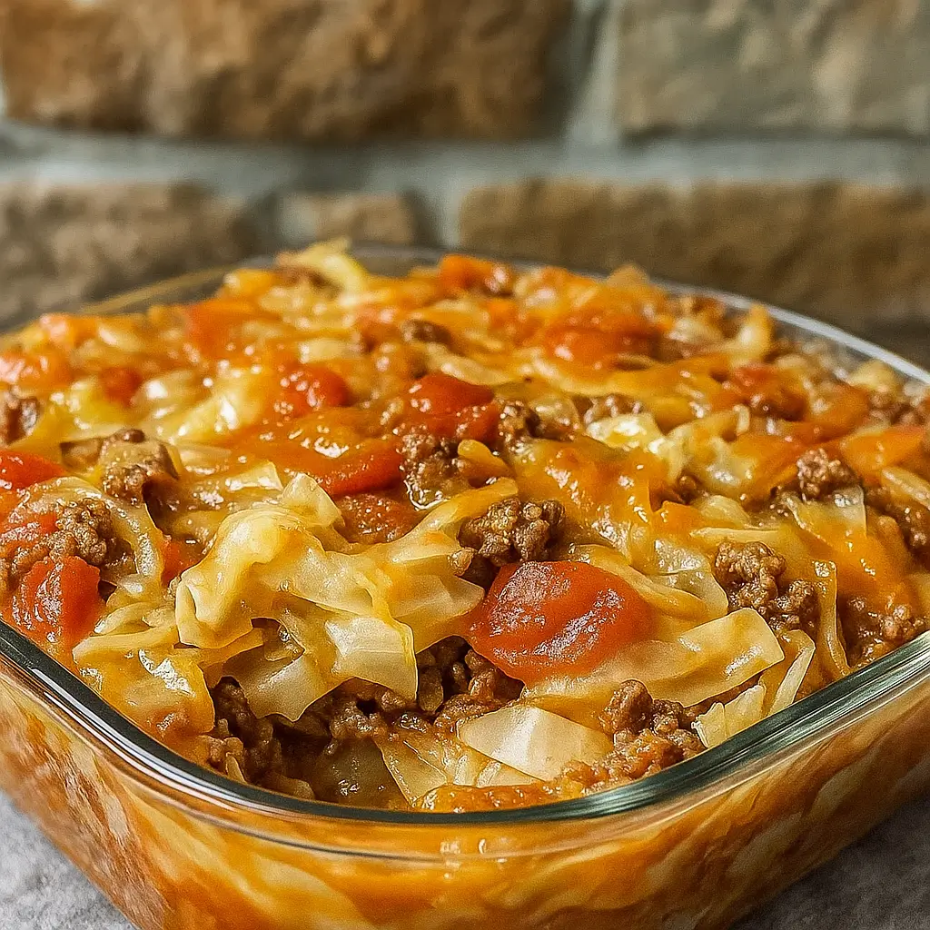 Savory Cabbage Beef Bake – A Simple & Hearty Family Dinner